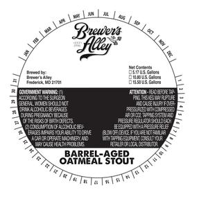 Brewer's Alley Barrel Aged Oatmeal Stout July 2014