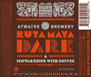 Atwater Brewery Ruta Maya Dark July 2014