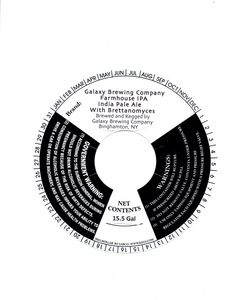 Galaxy Brewing Company Farmhouse IPA July 2014