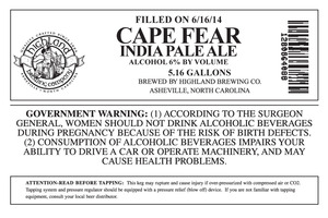 Highland Brewing Co. Cape Fear July 2014