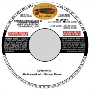 Cigar City Brewing Collumella July 2014