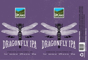 Upland Brewing Company Dragonfly IPA