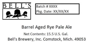 Bell's Barrel Aged Rye Pale July 2014