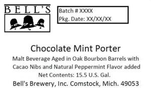 Bell's Chocolate Mint Porter July 2014