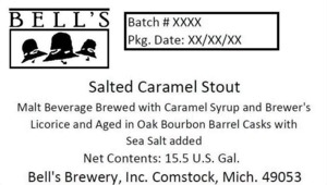 Bell's Salted Caramel Stout July 2014