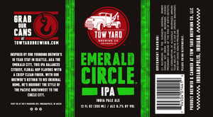 Tow Yard Brewing Co Indianapolis Emerald Circle IPA July 2014