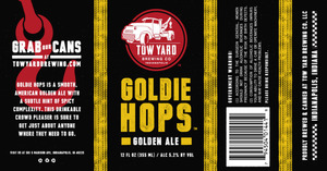 Tow Yard Brewing Co Indianapolis Goldie Hops Golden Ale July 2014