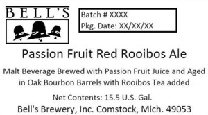 Bell's Passion Fruit Red Rooibos Ale July 2014