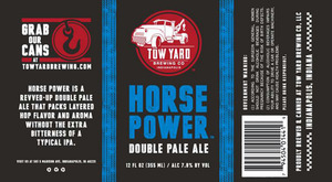 Tow Yard Brewing Co Indianapolis Horse Power Double Pale July 2014