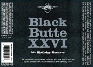 Deschutes Brewery Black Butte Xxvi July 2014