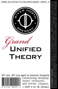 River North Brewery Grand Unified Theory July 2014