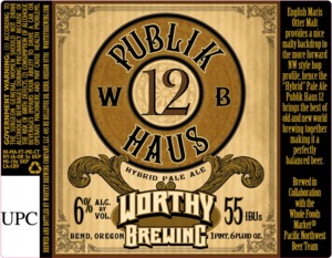 Worthy Brewing Publik Haus July 2014