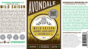 Avondale Brewing Company Wild Saison July 2014