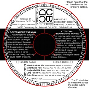 Dodgeton Creek Brewing Co. Butte Bitter