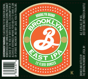 Brooklyn East IPA July 2014