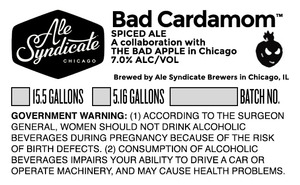 Bad Cardamom Spiced Ale