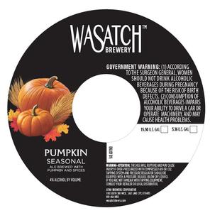 Wasatch Brewery Pumpkin June 2014