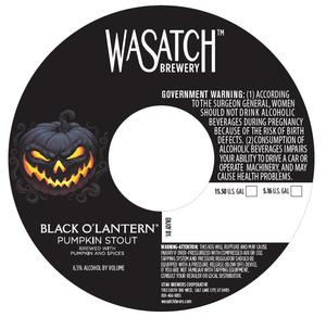 Wasatch Brewery Black O'lantern June 2014