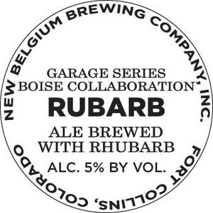 New Belgium Brewing Company, Inc. Rubarb