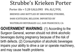 Strubbe's Krieken Porter July 2014