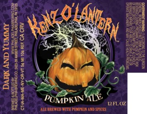 Philadelphia Brewing Co. Kenz O'lantern Pumkin Ale