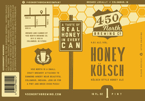 450 North Brewing Company Honey Kolsch July 2014