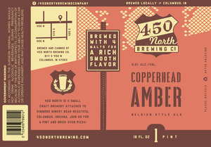 450 North Brewing Company Copperhead Amber July 2014