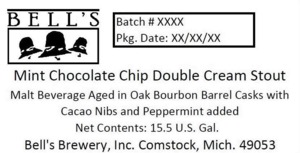 Bell's Mint Chocolate Chip Double Cream Stout July 2014