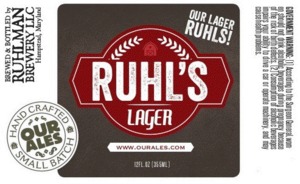 Our Ales Ruhl's Lager July 2014