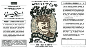 For The Mad Ones Rye Sour Brown July 2014