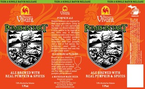 Brewery Vivant Pumpkin Tart July 2014