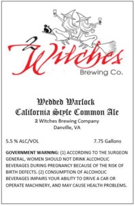 2 Witches Brewing Company Wedded Warlock