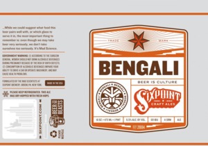 Sixpoint Craft Ales Bengali July 2014