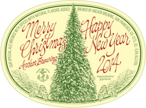 Anchor Brewing Merry Christmas/happy New Year