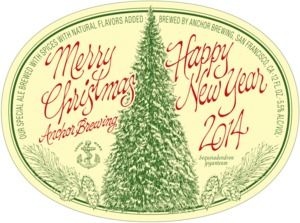 Anchor Brewing Merry Christmas/happy New Year July 2014