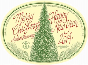 Anchor Brewing Merry Christmas/happy New Year