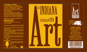 Art Cervesers Art La Indiana Catalan IPA