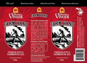 Brewery Vivant Farm Hand