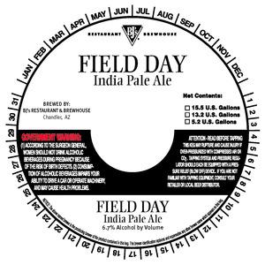 Field Day India Pale Ale July 2014