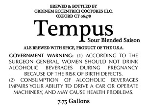 Tempus Sour Blended Saison July 2014