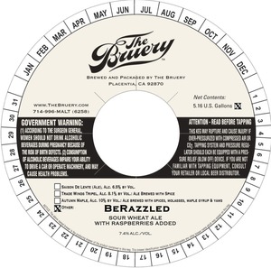 The Bruery Berazzled July 2014