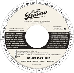 The Bruery Ignis Fatuus