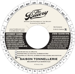 The Bruery Saison Tonnellerie