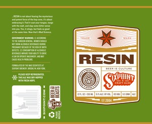 Sixpoint Craft Ales Resin