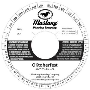 Mustang Brewing Company Oktoberfest July 2014