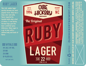 Olde Hickory Brewery Ruby July 2014