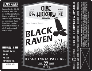 Olde Hickory Brewery Black Raven July 2014
