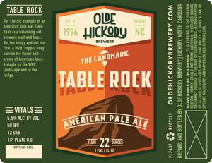 Olde Hickory Brewery Table Rock July 2014