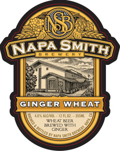 Napa Smith Brewery Ginger Wheat July 2014