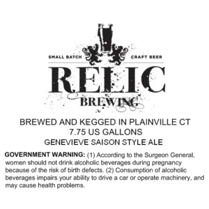 Relic Brewing Genevieve